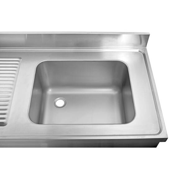 Vaiotec Easyline Spültisch 700 / 1 Becken links und Abtropffläche B:1000, Bild 3