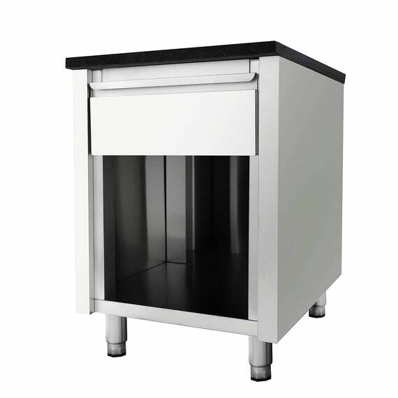 Vaiotec Easyline Kassentisch 800 mit Schublade B:600 "schwarz", Bild 2