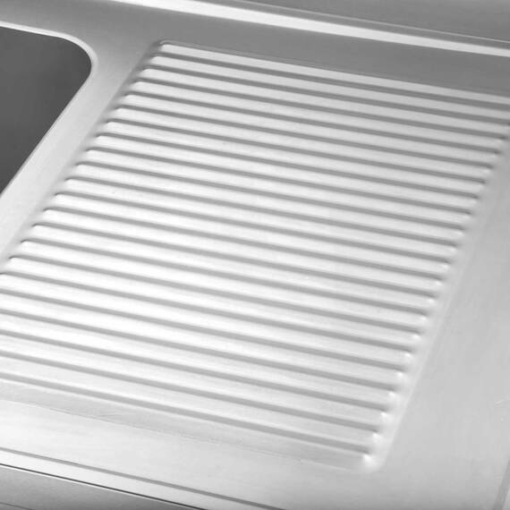 Vaiotec Topline Spültisch 600 / 1 Becken links + Abtropffläche B:1200, Bild 2