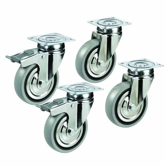 Vaiotec Rollenkit für Arbeitsschränke Topline