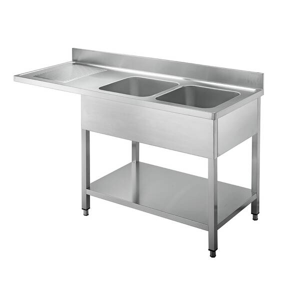 Vaiotec Topline Spülcenter 700 / 2 Becken rechts B:2000