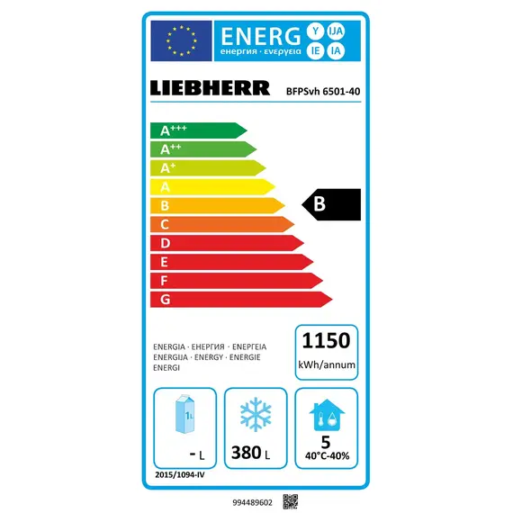 Liebherr BFPSvh 6501 Perfection Bäckereigefrierschrank mit Umluftkühlung, Liebherr Perfection Bäckereigefrierschränke mit Umluftkühlung: BFPSvh 6501, Bild 6
