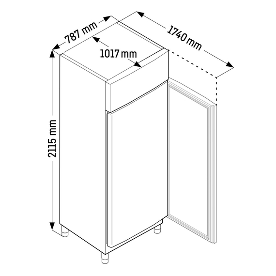 Liebherr BRPSvh 8401 Perfection Bäckereikühlschrank mit Umluftkühlung, Liebherr Perfection Bäckereikühlschränke: BRPSvh 8401, Bild 6