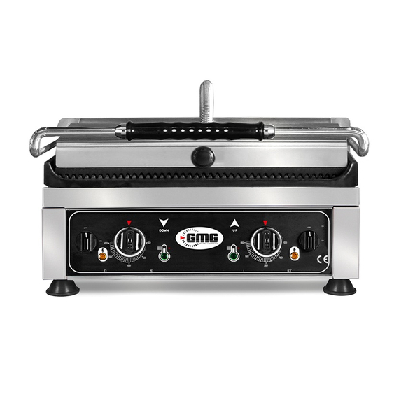 GMG Kontaktgrill KG2745EDT, gerillt, Grillfläche: Gerillt + getrennt regelbare Grillflächen, Bild 2