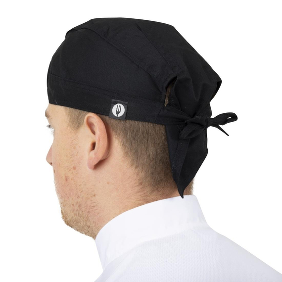 Chef Works Headwrap Schwarz, Bild 7