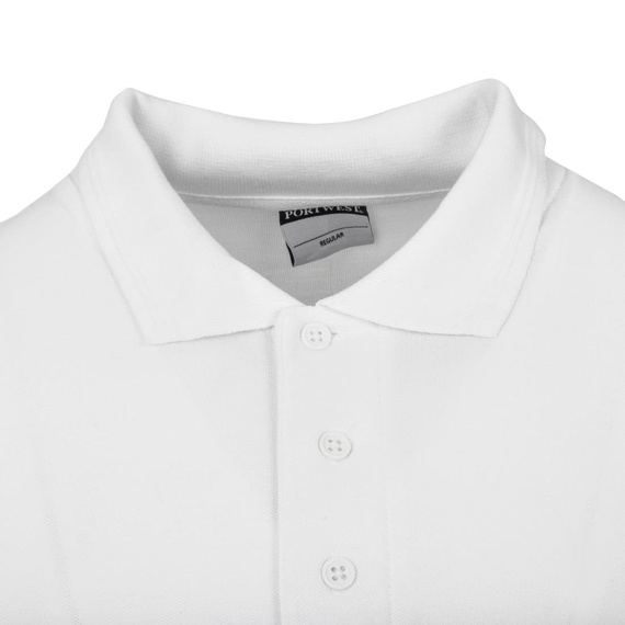 Unisex Poloshirt weiß S, Bild 5