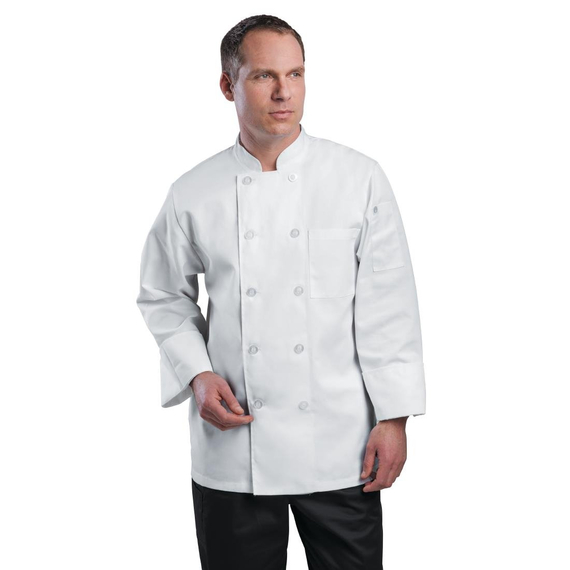 Chef Works Unisex Le Mans Chefs Jacke Weiß S, Bild 10