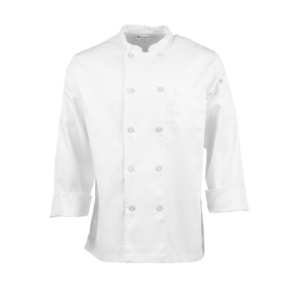 Chef Works Unisex Le Mans Chefs Jacke Weiß L
