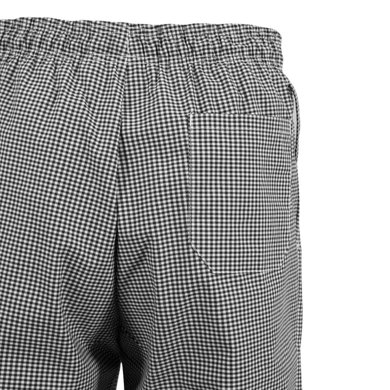 Chef Works Unisex Kochhose Easyfit schwarz weiß kleinkariert XS, Bild 2