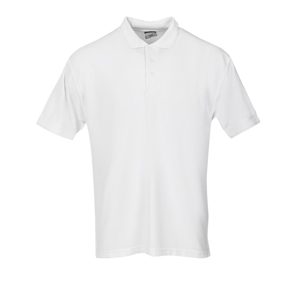 Unisex Poloshirt weiß L