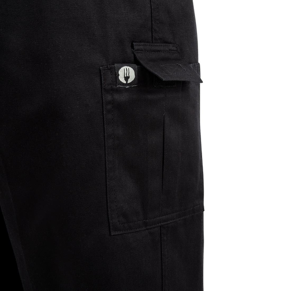 Chef Works Unisex Classic Fit Cargo Chefs Trousers Schwarz L, Bild 4