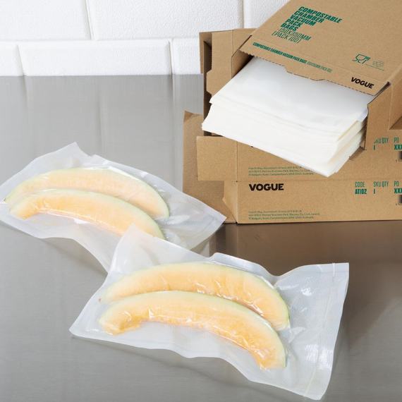 Vogue kompostierbare Kammer-Vakuumverpackungsbeutel 250x350mm (100 Stück), Bild 8