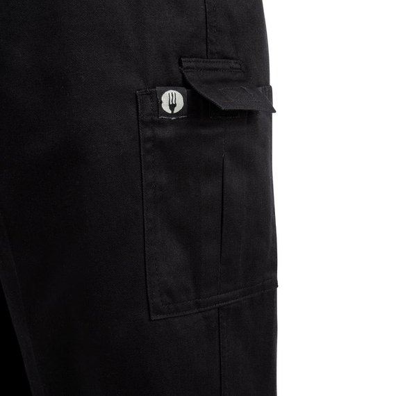 Chef Works Unisex Classic Fit Cargo Chefs Trousers Schwarz XL, Bild 4
