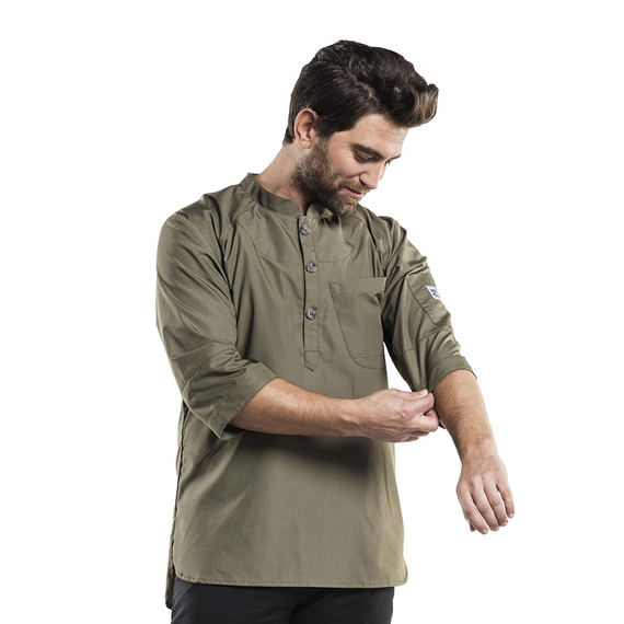 Chaud Devant Bujutsu Kochjacke grün Größe L, Bild 3