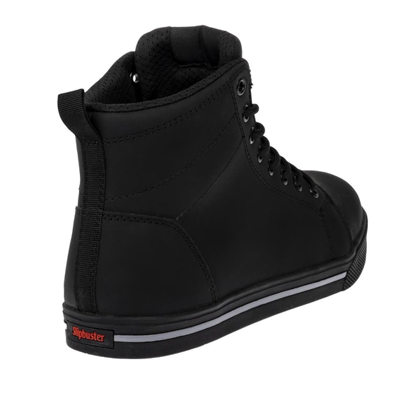 Slipbuster Recycelte Mikrofaser Sicherheits-Hi-Top-Stiefel Mattes Schwarz 39, Bild 4