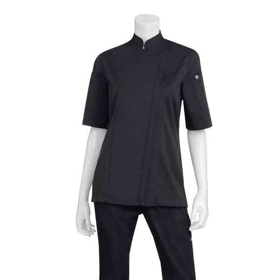 Chef Works Damen Springfield Zip Chefs Jacke Schwarz XS, Bild 2