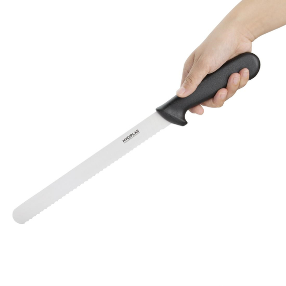 Hygiplas Fleischmesser gezahnt 24.8cm schwarz, Bild 2