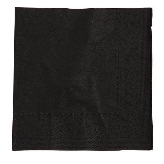 Cocktailservietten schwarz 25cm (2000 Stück), Bild 2