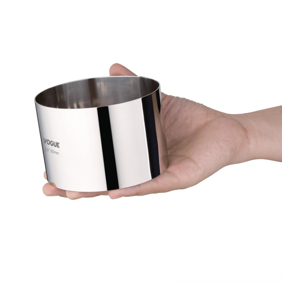 Vogue Moussering Edelstahl 6 x 9cm, Bild 2