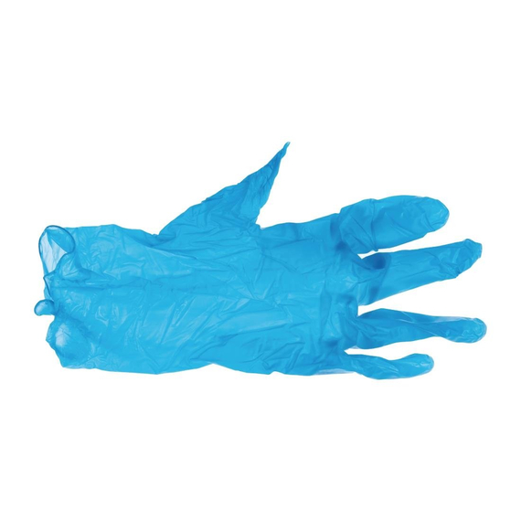 Hygiplas Vinylhandschuhe Blau puderfrei S (100 Stück), Bild 6