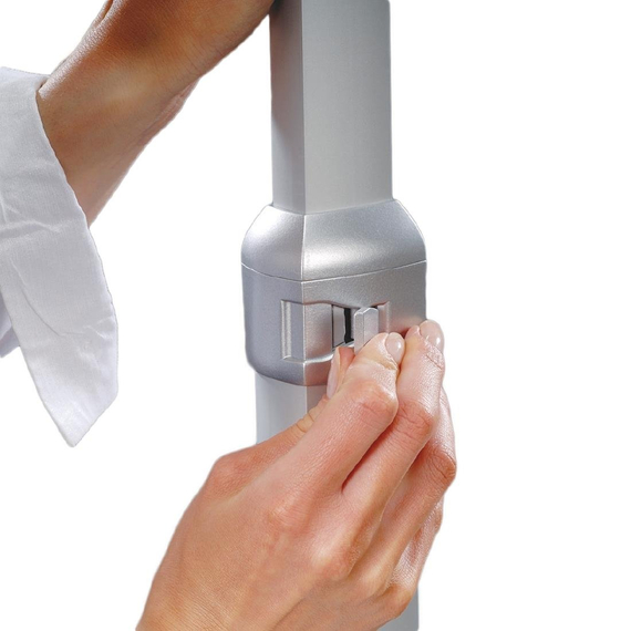 Freistehender Menürahmen Aluminium A4