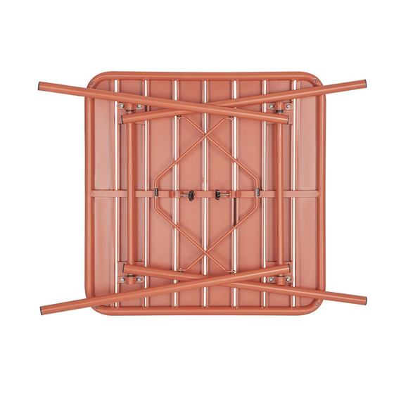 Bolero Terracotta Quadratischer Stahltisch - 700mm, Bild 7