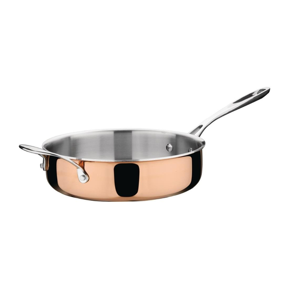 Vogue Tri-Wall Kupfer Sauteuse Induktion 24cm
