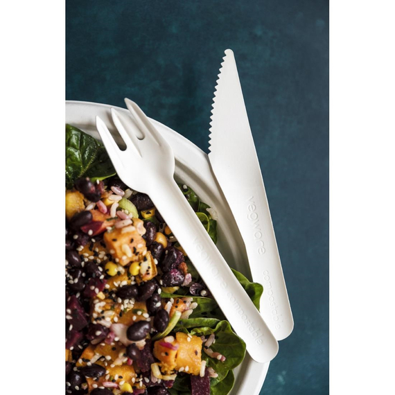 Vegware Kompostierbare Papiergabel (1000 Stück), Bild 4