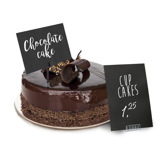 Securit Tafelschilder A6 mit Kreidemarker 4 Spitzen- und 2 Klarsichthalter (20 Stück), Bild 5