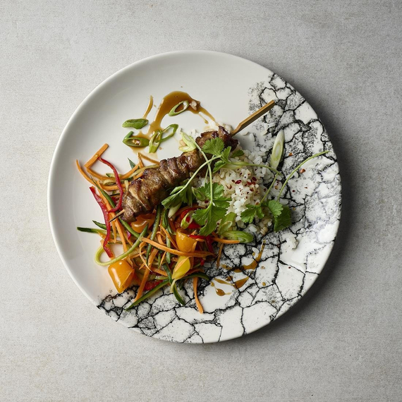 Churchill Kintsugi Accents Quartz Black Evolve Coupe-Teller, 260 mm, (12 Stück), Bild 9