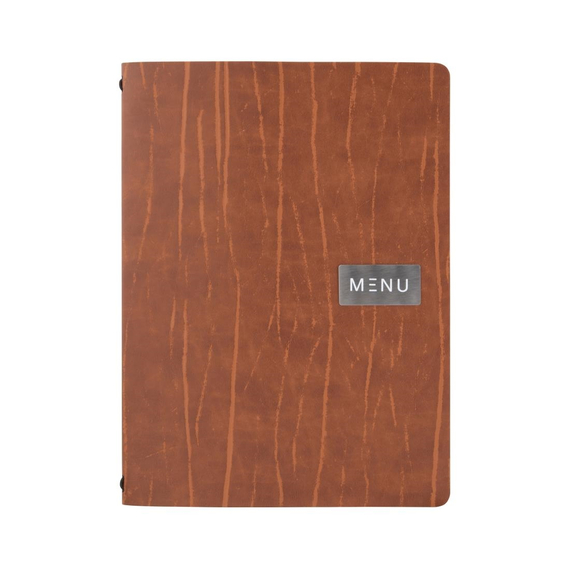 Securit Ledersortiment Ruga Menükarte aus gebundenem Leder A4, Bild 4