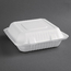 Fiesta Compostable kompostierbare Menüboxen aus Bagasse mit Klappdeckel 23,6cm (200 Stück), Bild 3