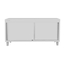 Vogue Standbodenschrank Edelstahl 900x1800x600mm, Bild 2
