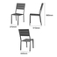 Bolero Valletta Grauer Gestellstuhl (4 Stück), Bild 4