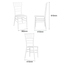 Bolero Chiavari Polypropylen Stühle Weiß (4 Stück), Bild 5