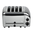 Dualit Kombi-Toaster 42174 Edelstahl 4 Schlitze