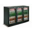Combisteel Barkühler Schwarz 3 Türen – Breite 1335