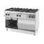 Hendi Gaskocher Kitchen Line 6 Brenner mit offenem Unterbau