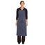 Chef Works Premium Woven Bib Apron Marineblau und Weiß gestreift, Bild 8